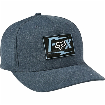  Fox Pushing Dirt Flexfit Cap - mørk indigo 